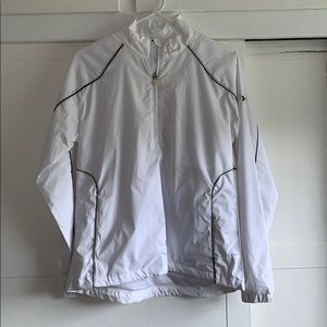 white & black jacket